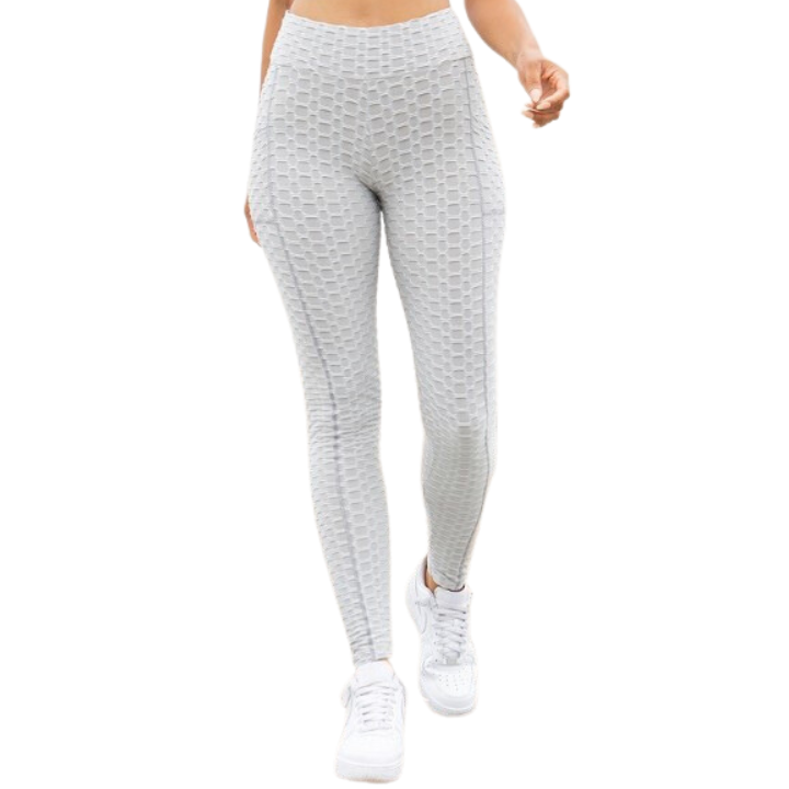 LEGGINGS HONEY COMB - LGRY